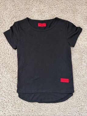 Haus of JR Double Layer Black Short-Sleeve Tee 3-4T